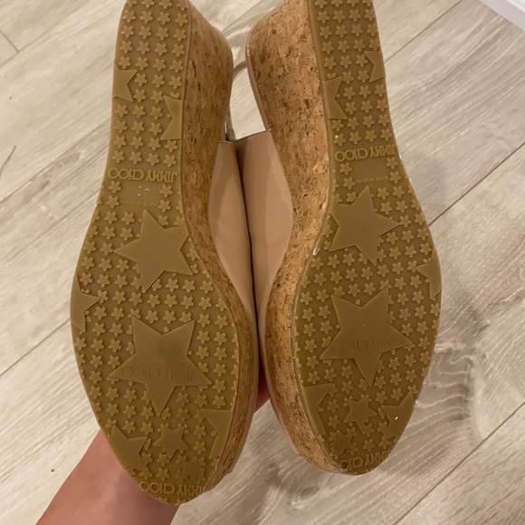 Jimmy Choo wedges, worn once. - Picture 4 of 6